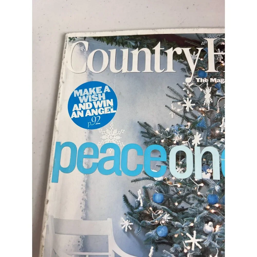 Country Home Magazine December 2001 Peace On Earth Holidays At Home - Picture 3 of 12